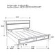 preview thumbnail 19 of 18, Miranda 4-piece Platform Storage Bedroom Set White