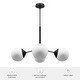 preview thumbnail 5 of 6, Hunter Hepburn Chandelier - Dining Room, Entry - Retro/Minimalistic, Sputnik