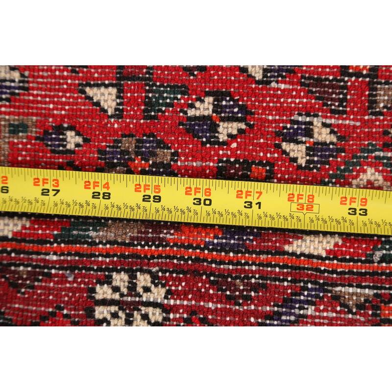 Geometric Hamedan Persian Traditional Area Rug Wool Hand-knotted - 3'2" x 5'8"