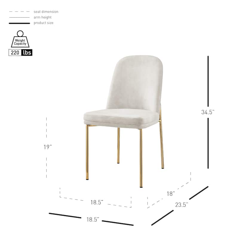 NPD Furniture Keisha Dining Side Chair (Set of 2)