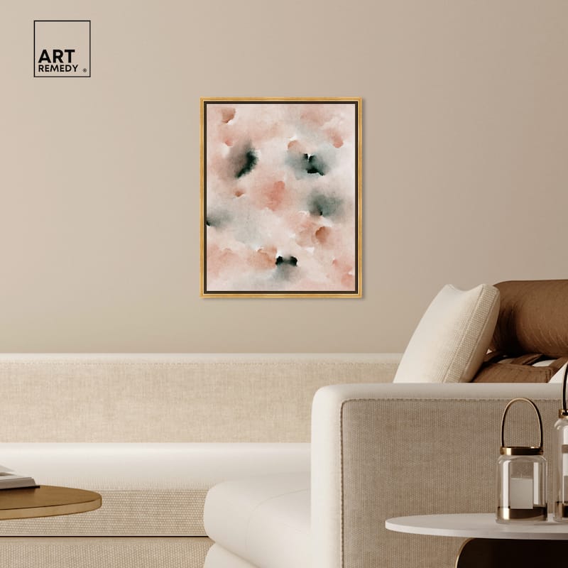 Art Remedy Smore'S Marshmallows Framed Watercolor Boho Abstracts