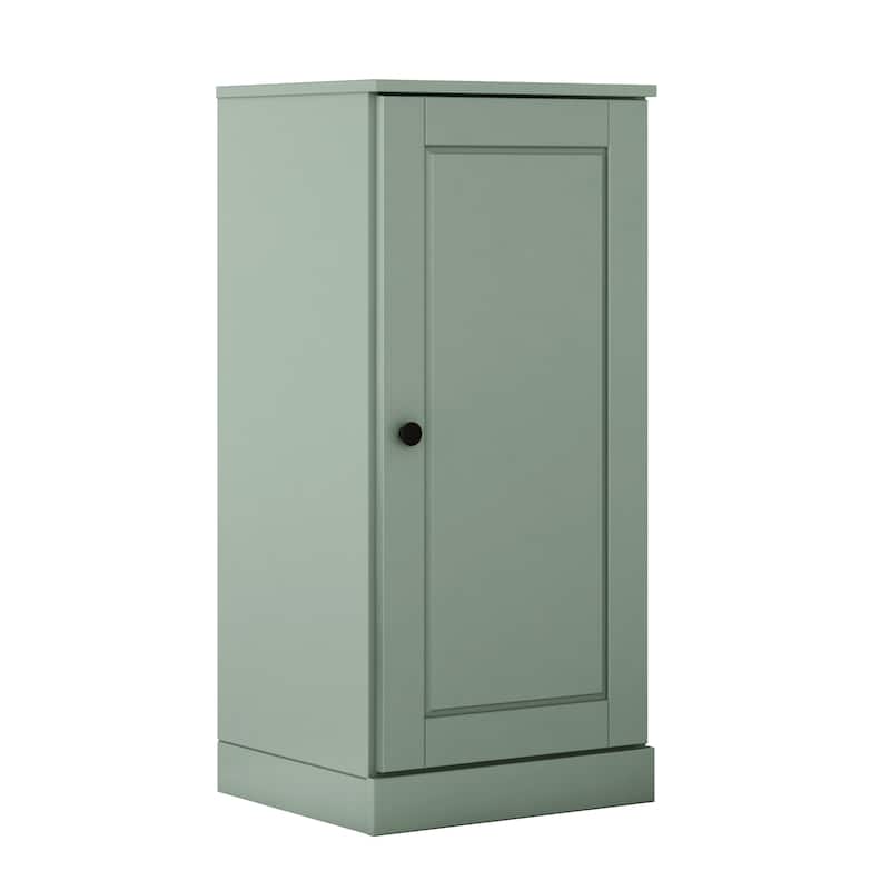 Palace Imports 100% Solid Wood 3-Shelf Bookcase with Raised Panel Door and Adjustable Shelves
