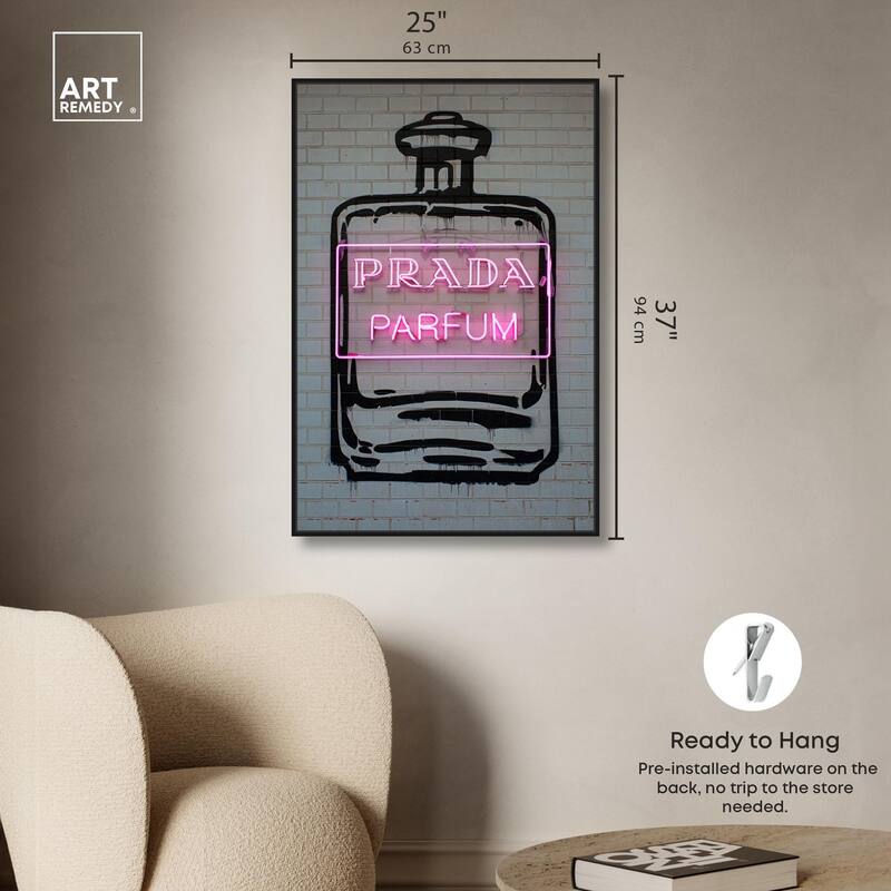 Fragrance Frame Canvas by Art Remedy