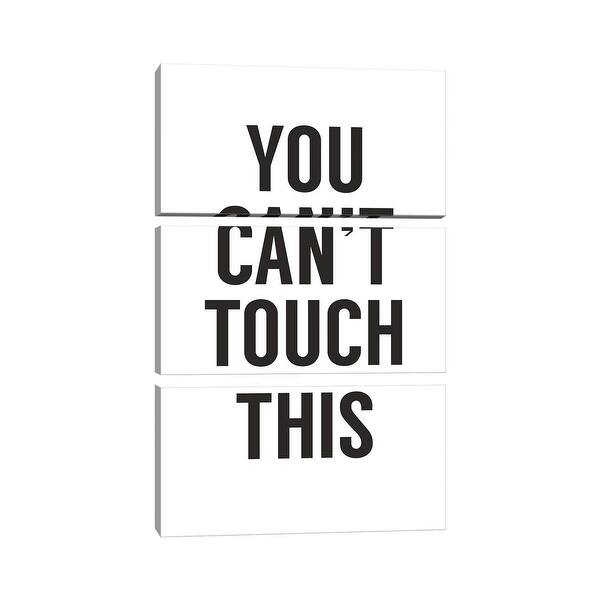 slide 1 of 4, iCanvas "You Can't Touch This II" by Balazs Solti 3-Piece Canvas Wall Art Set