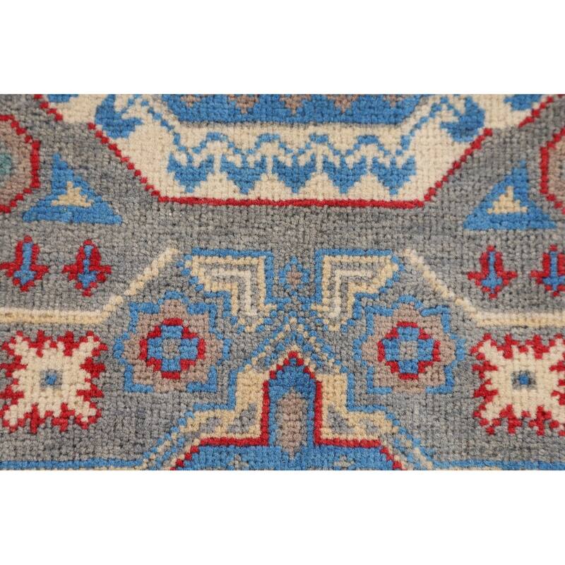 Kazak Accent Rug Handmade Traditional Foyer Wool Carpet - 2'9" x 4'0"