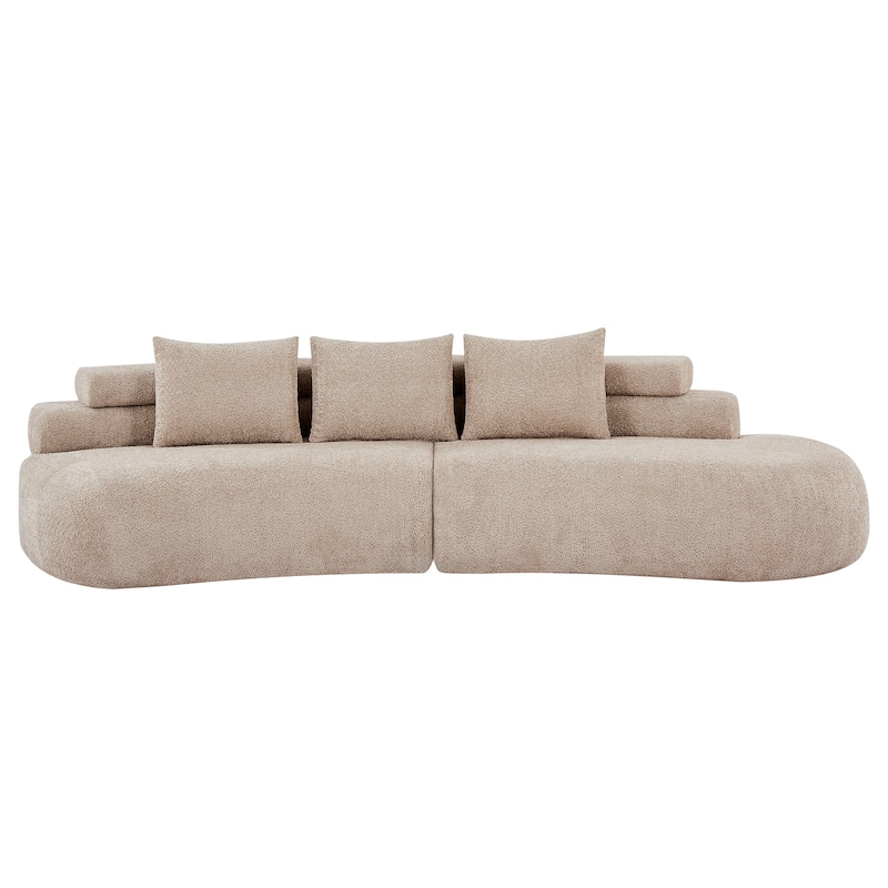 Christopher Knight Home - Compressed Modern Upholstered Modular Sectional Sofa