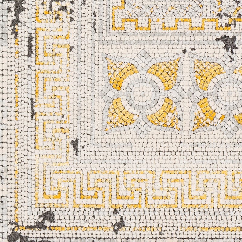 Livabliss Padua Distressed Mosaic Area Rug
