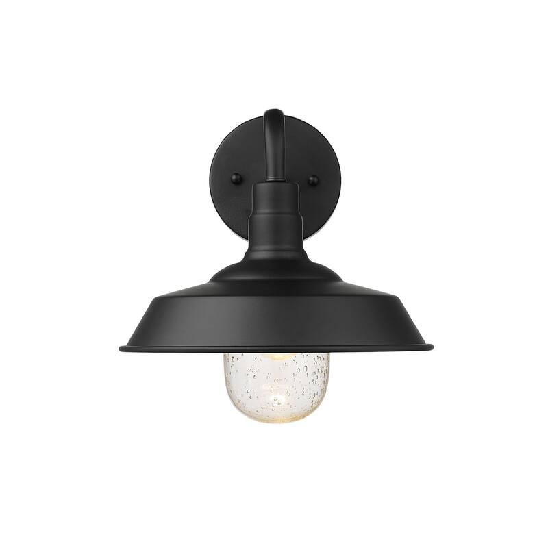 Decorative Shallow Plate Shape Wall Light for Small Spaces and Rooms - 12” x 10.25” x 10.50”