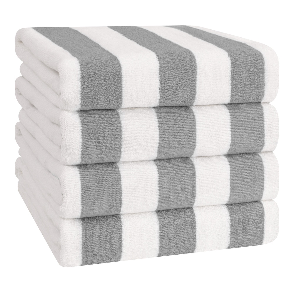 Gray and white beach towels online