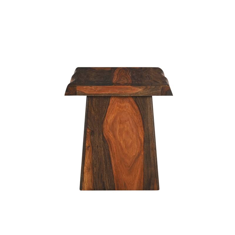 Avenue 2-piece Live Edge Solid Wood Living Room Table Set