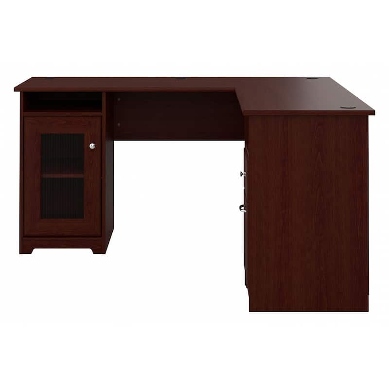 Cabot 60W L Shaped Computer Desk with Storage by Bush Furniture