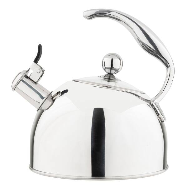Viking 2.6Qt. Tea Kettle, black & copper - Silver