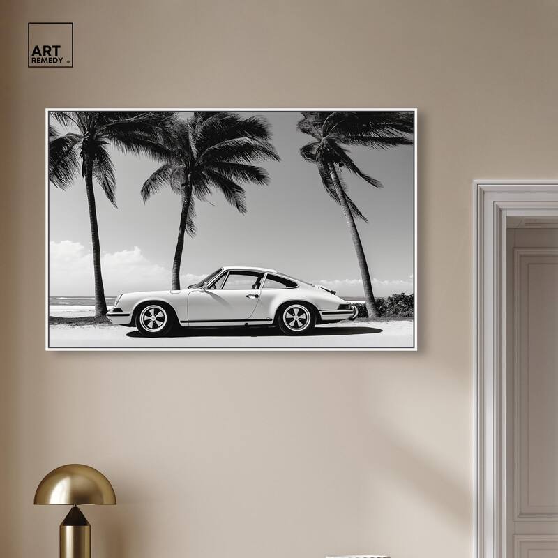 Analog Vintage Car Canvas by Art Remedy