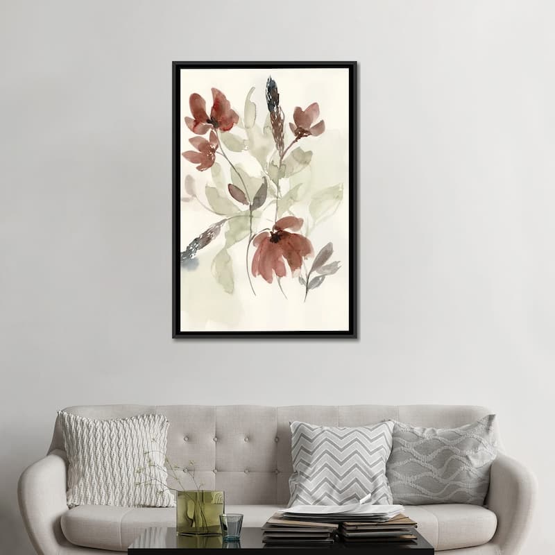 iCanvas "Dusty Flower Composition I" by Jennifer Goldberger Framed