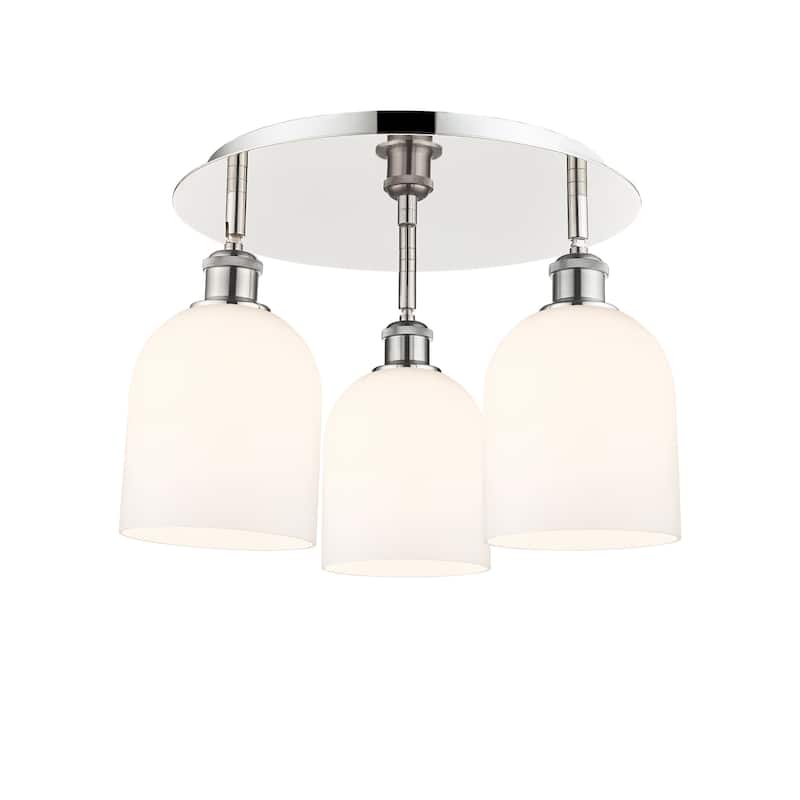 Innovations Lighting 516-3C-11-18 Bella Flush Bella 3 Light 18" Wide