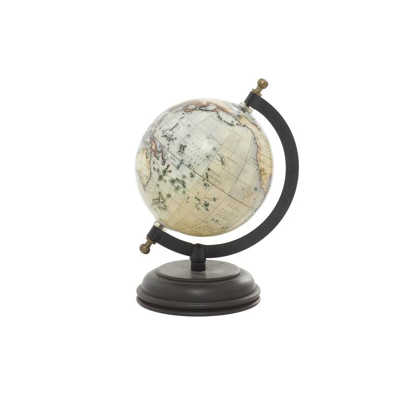 Mango Wood Globe - Cream or Black - Roche River Decor