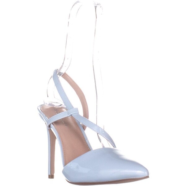 pointed toe sling back heels