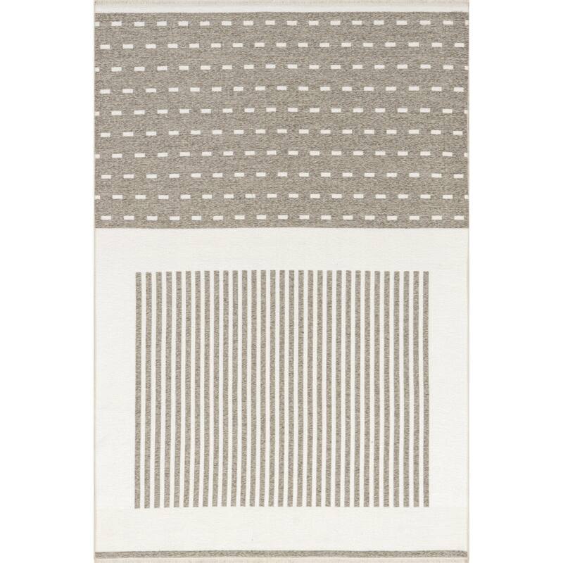 Nuloom Ofeliya SuperiorWash Geometric Reversible Machine Washable Area Rug