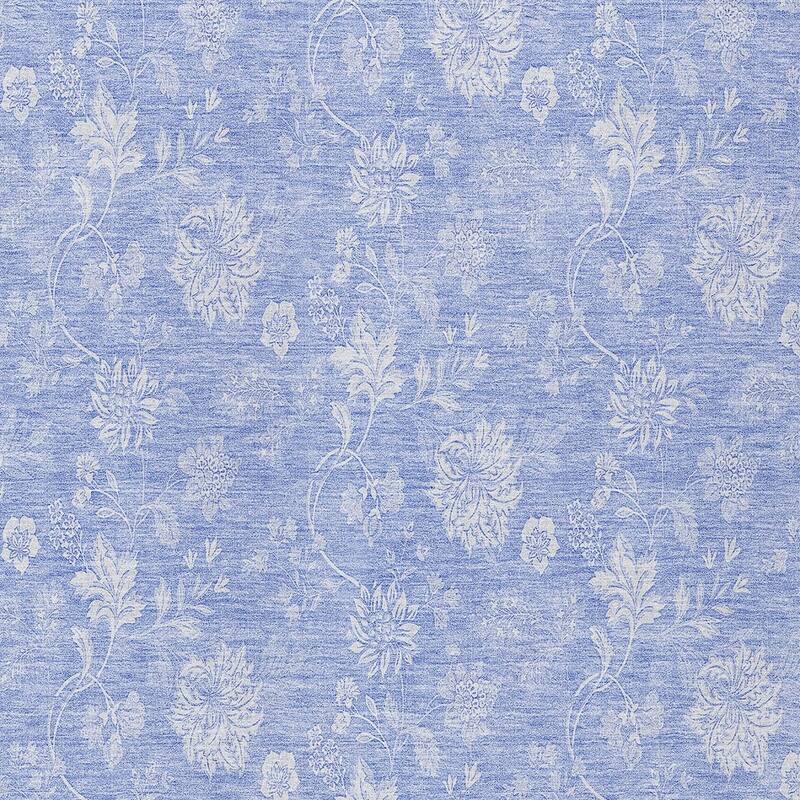 HomeRoots Floral Transitional Rectangle Outdoor Rug