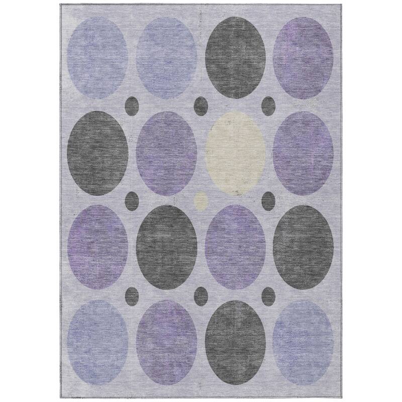 HomeRoots Geometric Transitional Rectangle Outdoor Rug