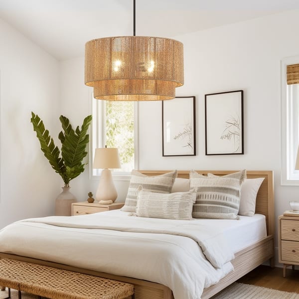 True Fine Cynthia 4-Light 2-Tier Natu...