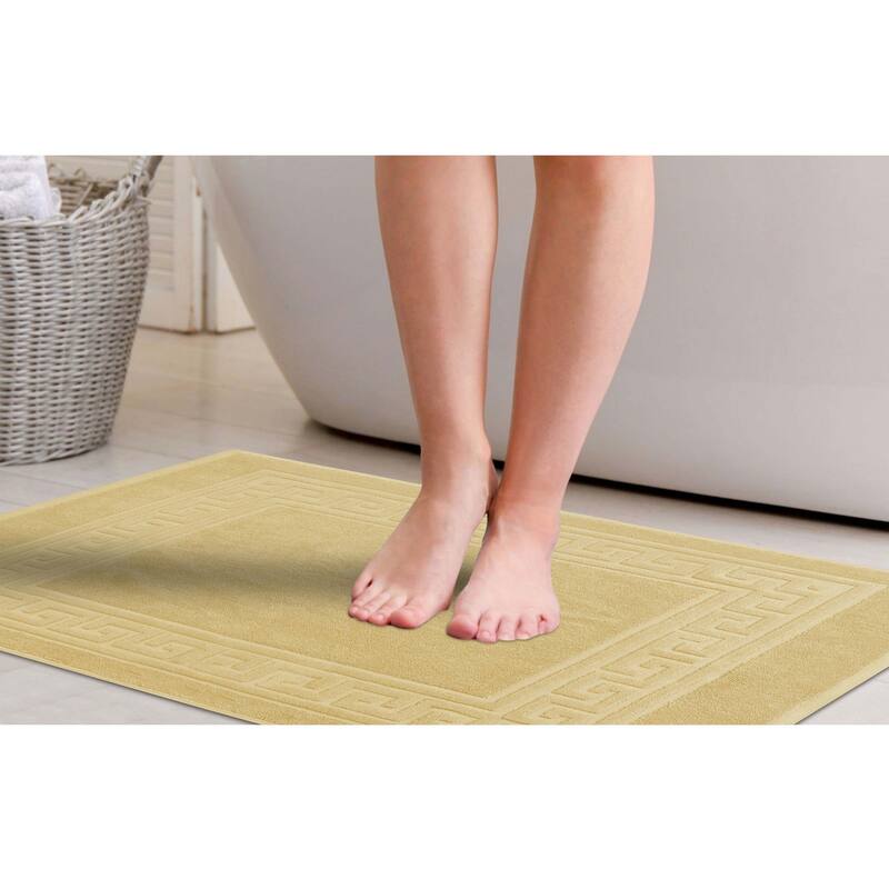 Superior Plush & Absorbent 900 GSM Cotton Bath Mat - (Set of 2)