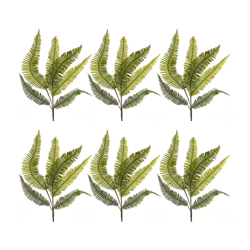 Fern Spray (Set of 6) - Green