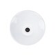 preview thumbnail 9 of 10, Highpoint Collection 17-inch Round Tapered Ceramic White Bathroom Vessel Sink