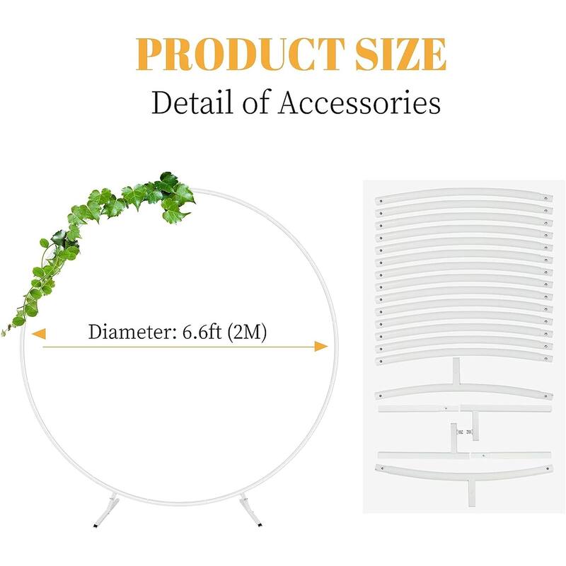 Round Backdrop Stand for Wedding Birthday Party Decoration