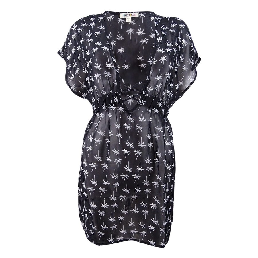 black sheer dress cover up