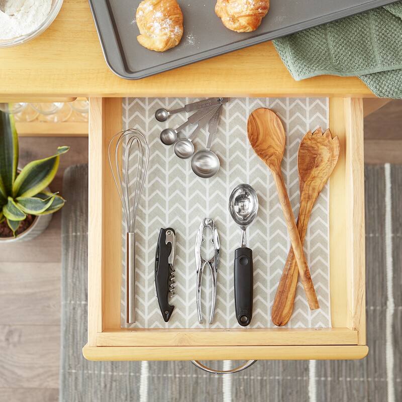 DII Nautical Blue Market Print Fridge Liner (Set of 6)
