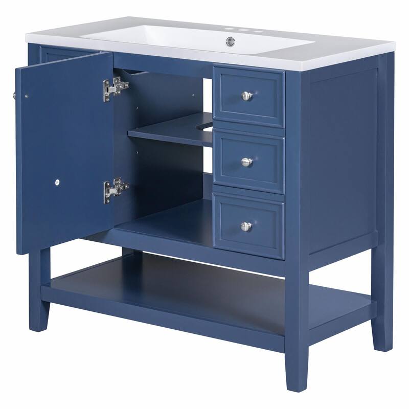 36" Bathroom Vanity with Sink Combo