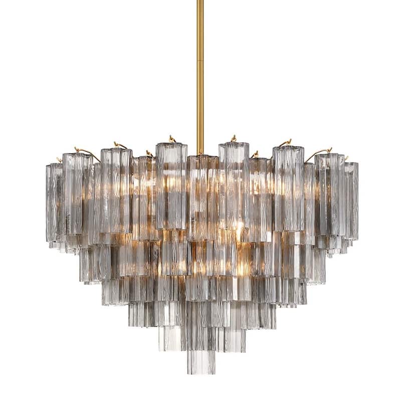Crystorama Lighting Group ADD-316-SM Addis 16 Light 32" Wide - Aged Brass