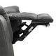 preview thumbnail 2 of 34, Furniture of America Arthon Fabric Power Recliner with LED Light and USB Port