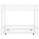 preview thumbnail 6 of 13, Twin over Twin Bunk Bed with Trundle, Two Ladders, and Easy-Glide Casters, Space-Saving Design, White