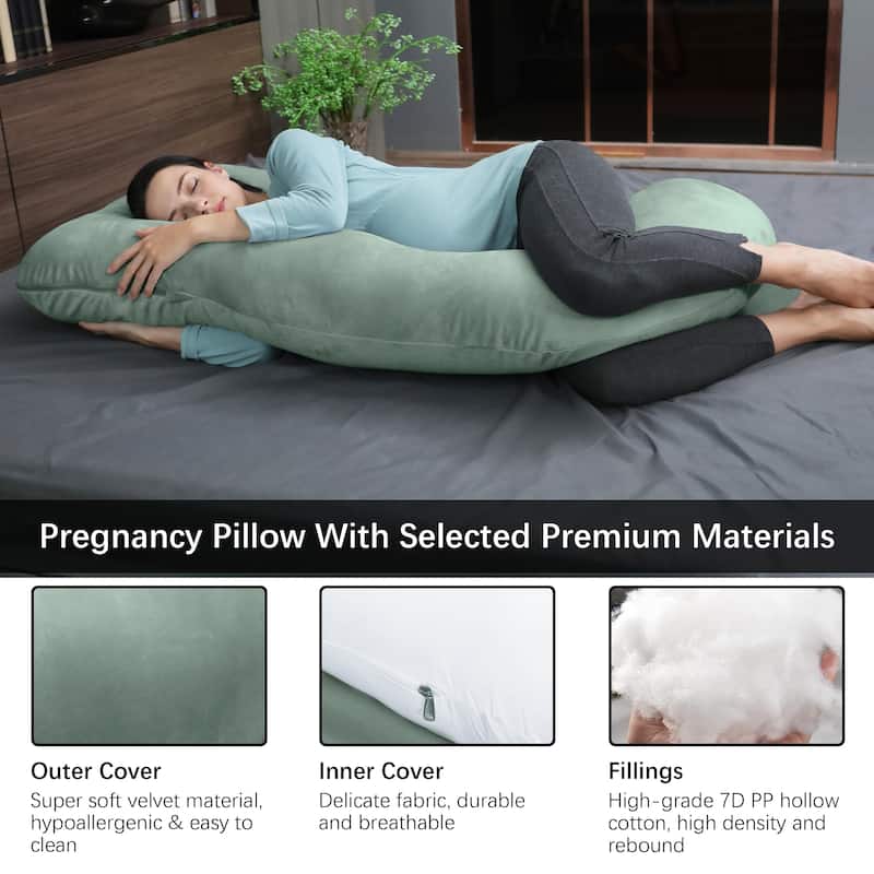 Pregnancy Pillow Cooling U-Shaped Pregnancy Pillow With Cooling