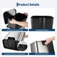 preview thumbnail 47 of 48, Fingerprint-Proof Commercial Trash Can, Stainless Steel, Soft-Close Lid, Foot Pedal, Indoor Recycling,for Kitchen/Office