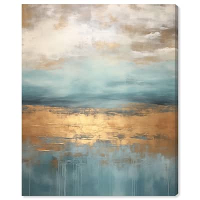 Cloudscape in Gold III Canvas by Art Remedy, Gallery Wrapped