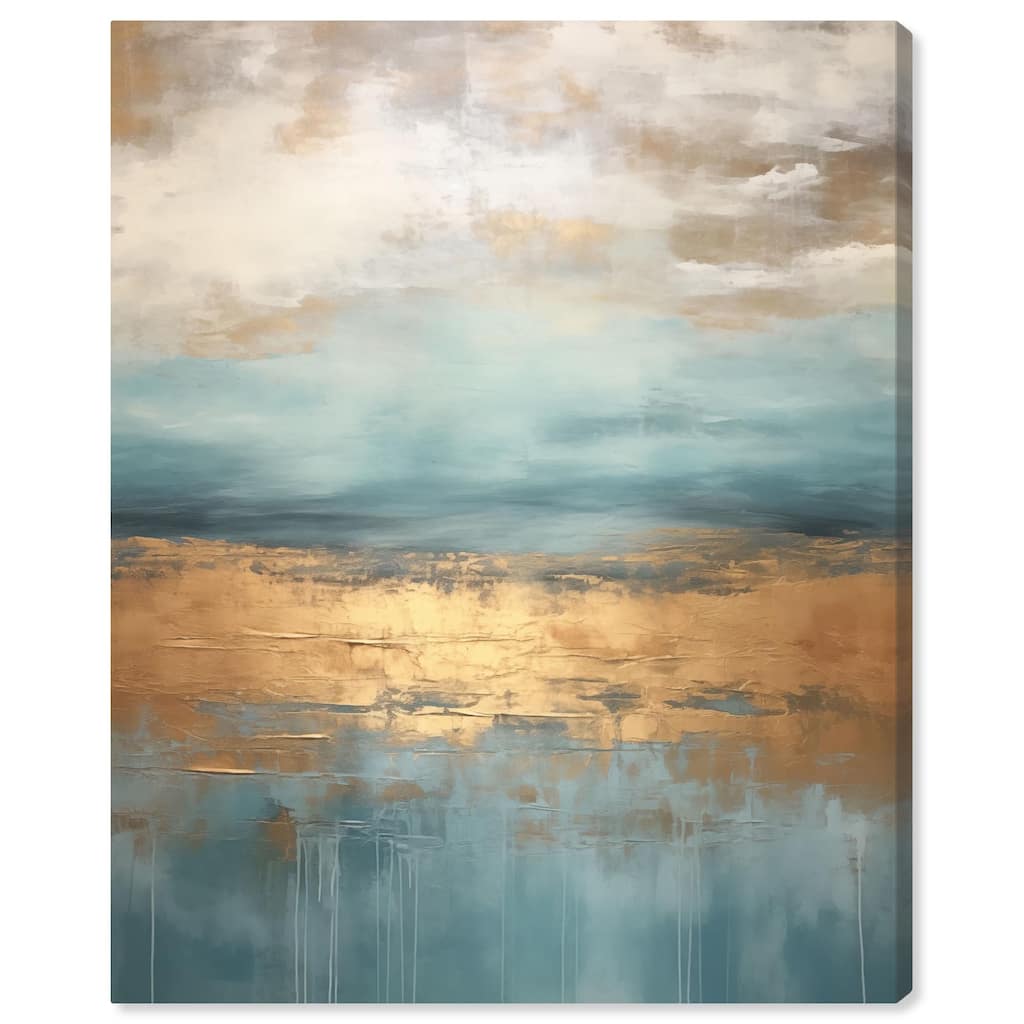 Cloudscape in Gold III Canvas by Art Remedy, Gallery Wrapped
