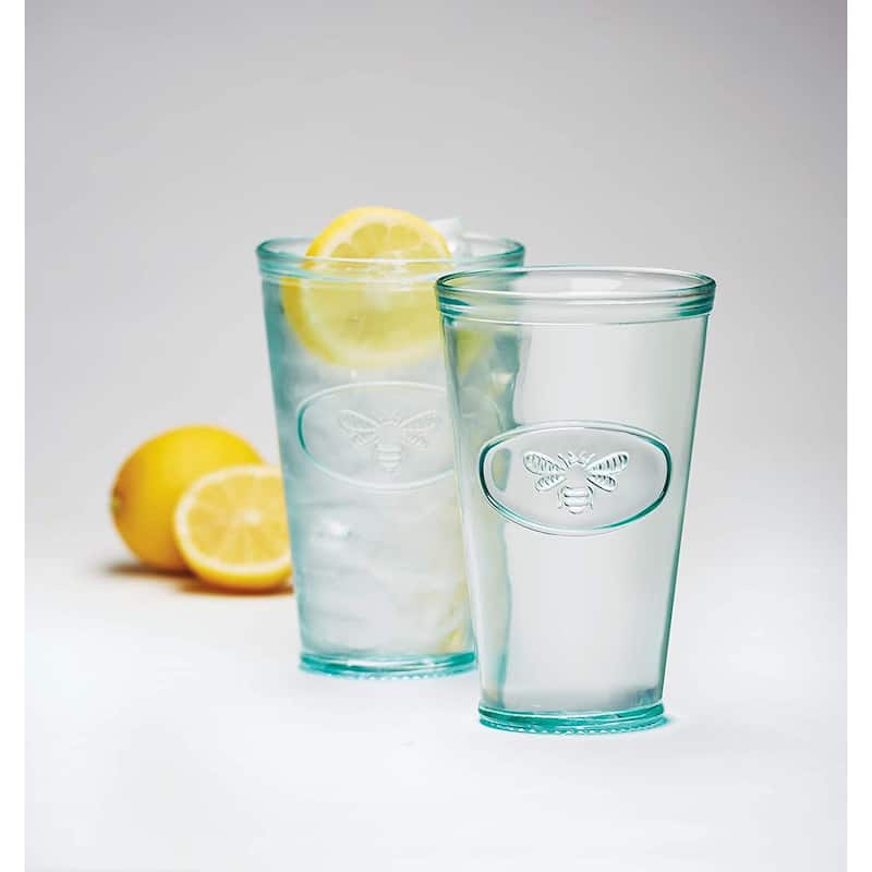 Amici Home Bee Relief Hiball Drinking Glass - 16 oz