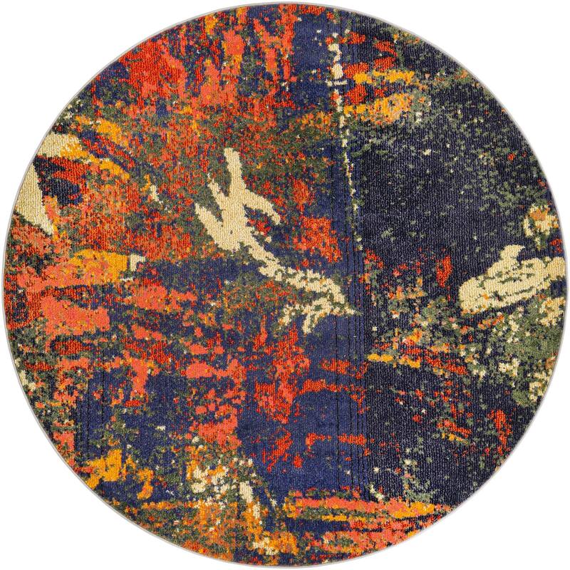 Contemporary Cleley Collection Area Rug