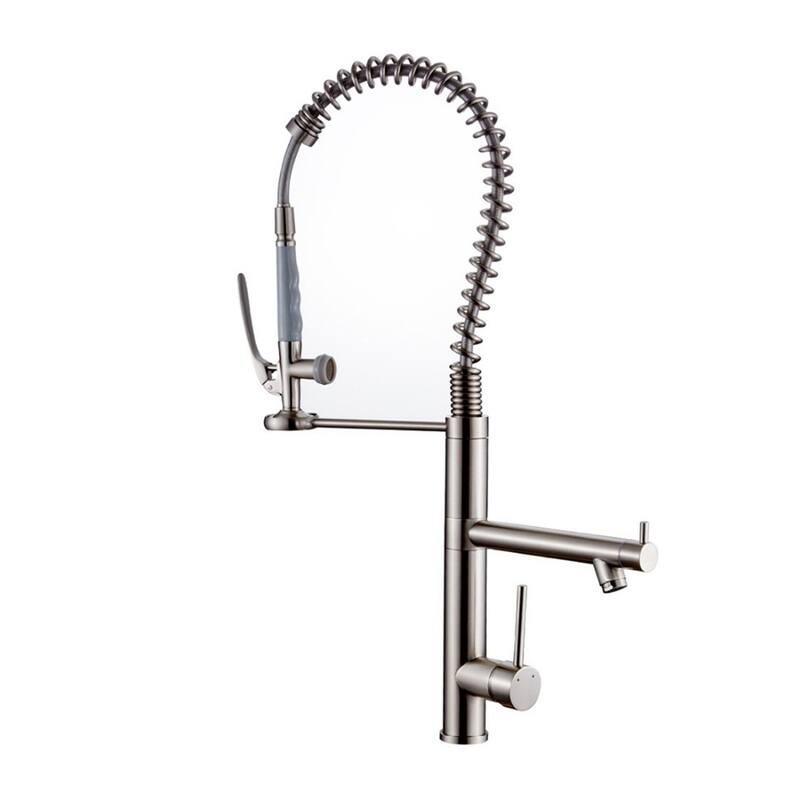 Single Handle Pull Out Spray Kitchen Sink Faucet