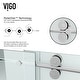 preview thumbnail 71 of 97, VIGO Winslow Frameless Sliding Shower Enclosure