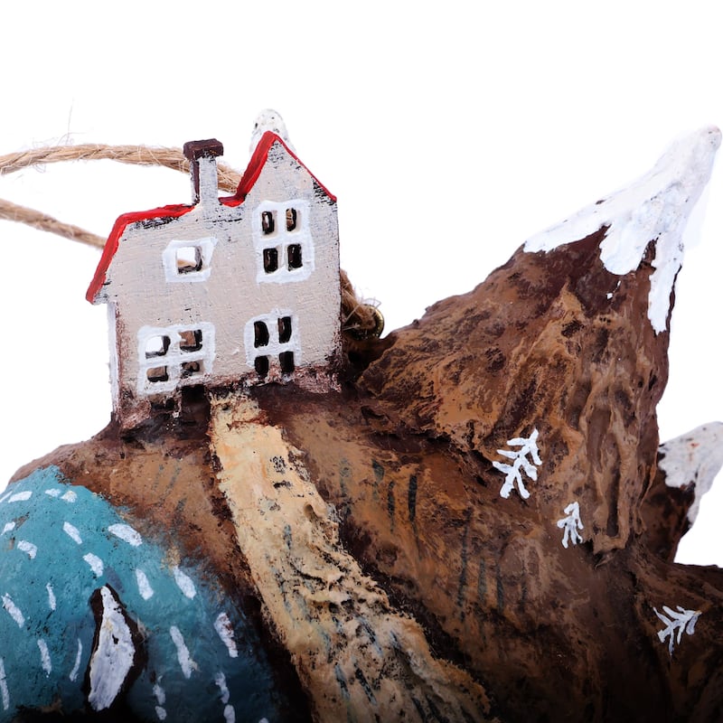 Novica Handmade The Landscape Papier Mache Ornament