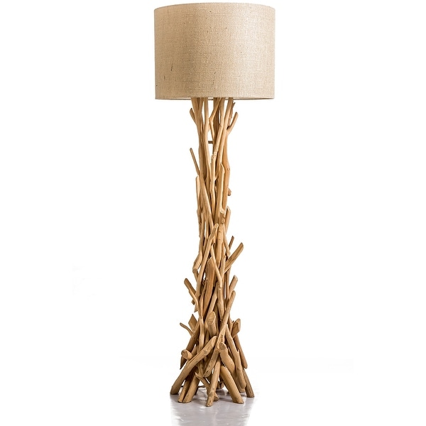 Modern Home Nautical Driftwood Floor Lamp 21.65 x 63 On Sale Bed Bath Beyond 33770824