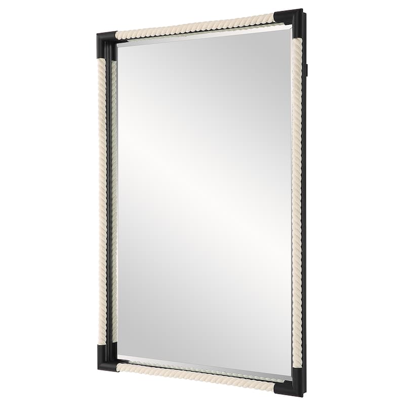 Uttermost Marina Rope Mirror - 23.75"W x 35.5"H x 1.13"D