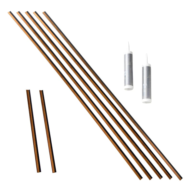 Fasade Backsplash Accessory Kit - Trim Kit - Antique Bronze