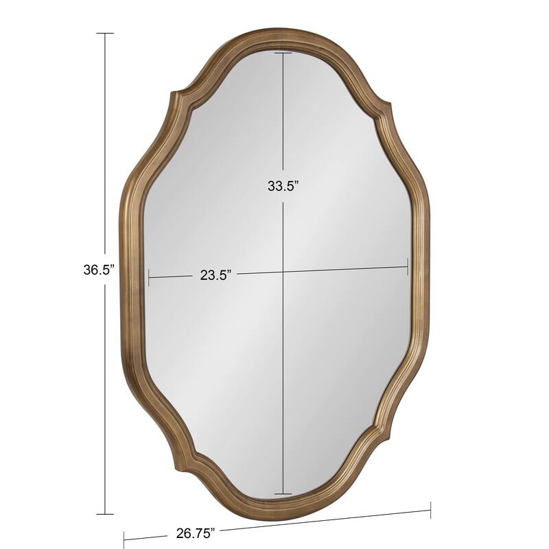 Kate and Laurel Augustina Framed Wall Mirror - 27x37