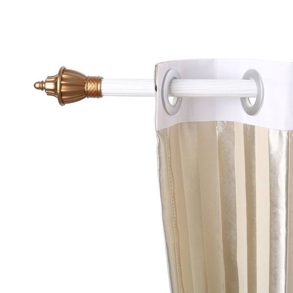 Shop Home Curtain Window Drapery Rod End Cap Protector Finial Gold