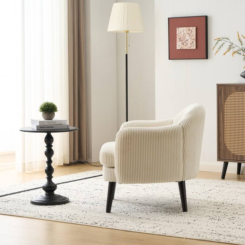 Living Room Corduroy Armchair